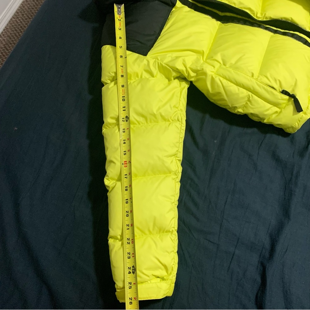 The North Face Retro 1996 Nuptse Puffer Jacket M Citrine Yellow - Picture 8 of 9